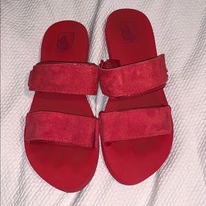 womens suede cayucas slide